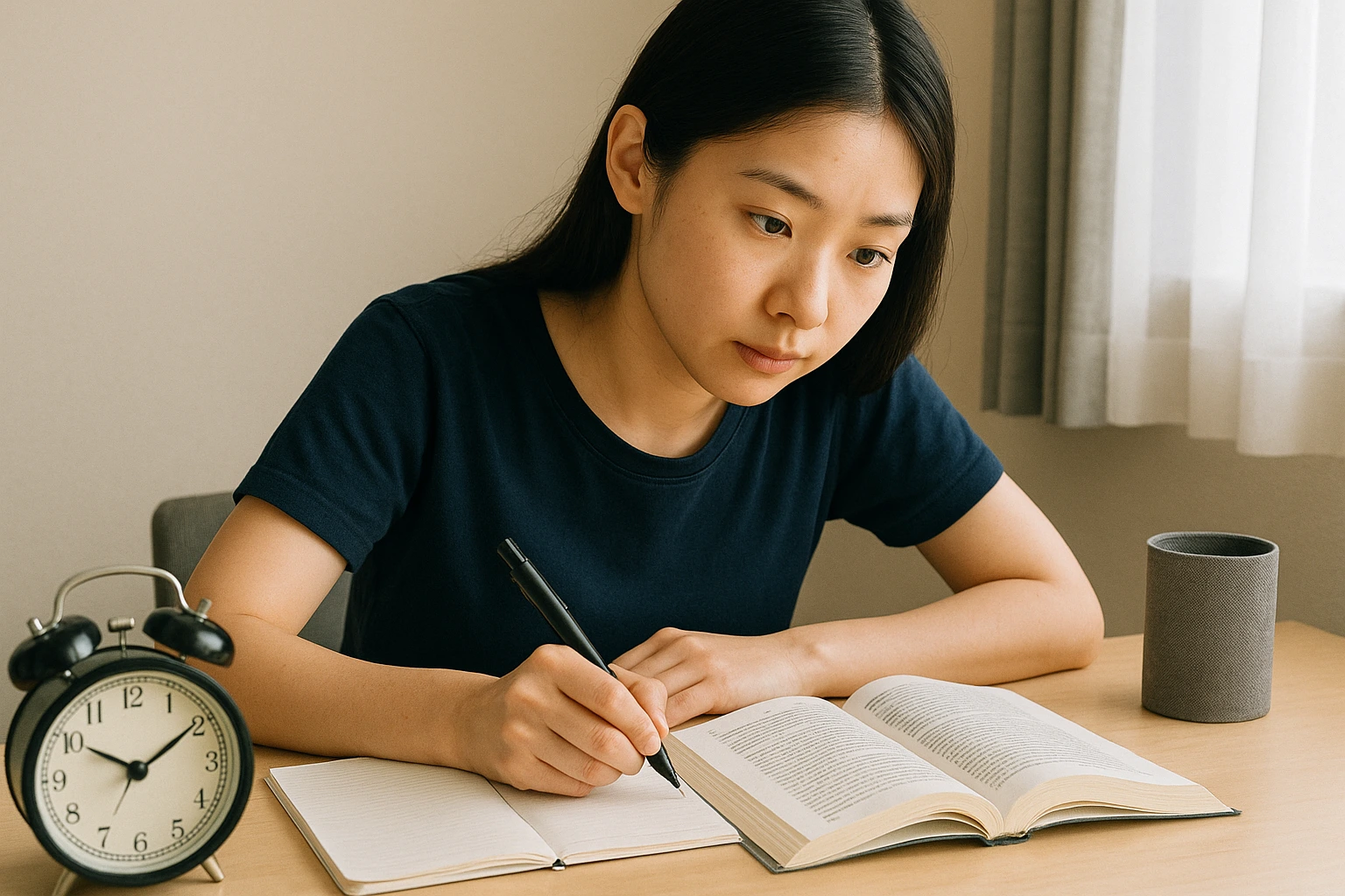 限られた時間で高集中し、自分のペースで学ぶ学生